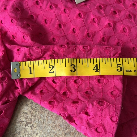 The Limited 100% Cotton Tailored Eyelet Short NWT Hot Pink size 4 - Picture 8 of 9